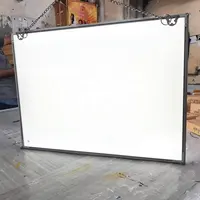 LED A3 Lightbox scatola leggera in alluminio Display acrilico appeso menu cartellone scatola luminosa per interni