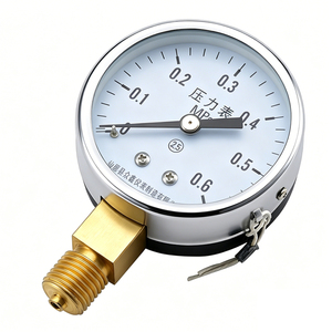 ZX-8-12 0.6 MPa <strong>Pressure</strong> Gauge - 2.5 Accuracy Class Brass <strong>Manometer</strong> for Water/Gas/Oil <strong>Pressure</strong> Measurement - Product Image 1