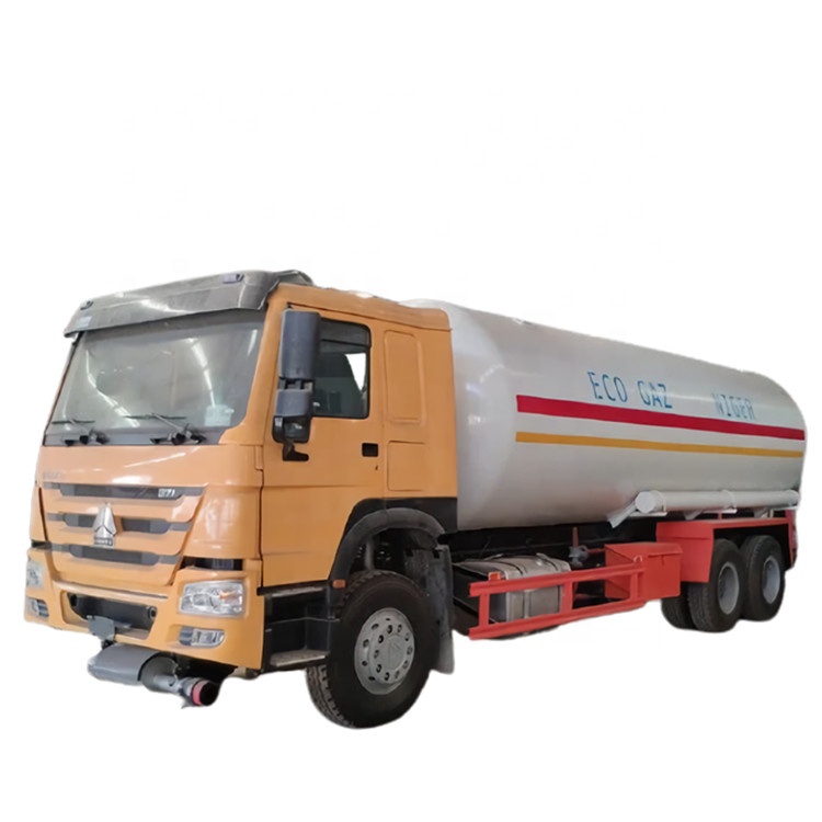 6×4 beliebte 20000Liter 25000Liter 10MT 12MT ASME-Standard Butan-Propan Öl- und Gas-Transport-Lkw Schlussverkauf