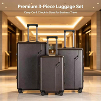 Valise Kazonne à coque rigide en aluminium, valise en PC pur, 20, 24, 28 pouces, valise à roulettes, anti-rayures
