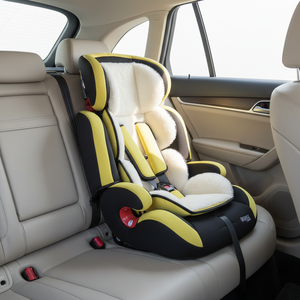 Coussin en peau <span class=keywords><strong>de</strong></span> mouton pour siège auto enfant, taille personnalisée, doublure <span class=keywords><strong>de</strong></span> poussette en peau <span class=keywords><strong>de</strong></span> mouton, antidérapant, fourrure <span class=keywords><strong>de</strong></span> mouton mérinos australien, coussin <span class=keywords><strong>de</strong></span> siège en laine douce - Product Image 1