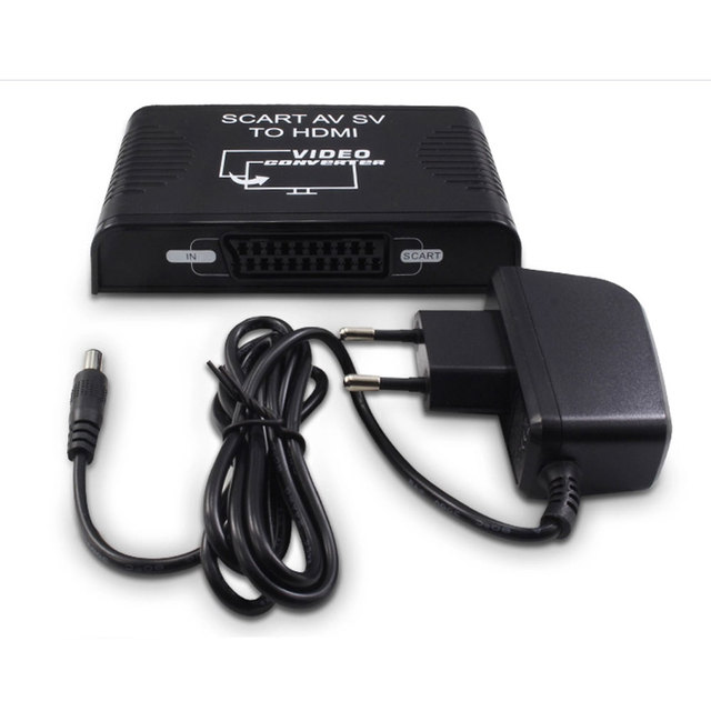 Original OEM Factory Scart CVBS AV Converter to HDMI Converter Scart to hdmi Converter