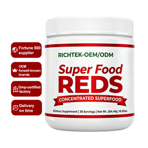 Superfood kırmızılar tozu Vegan keşiş meyve aromalı Premium sınıf organik antioksidan konsantre yeşiller ve kırmızılar Superfood tozu - Product Image 1