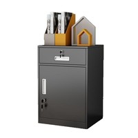 Lemari Arsip Bawah Meja Baja Modern Modular Dapat Dipindah, Unit Laci Anti Maling, Organizer Portabel Tahan Api, Untuk Sekolah & Hotel