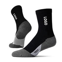 Chaussettes de sport respirantes et douces, chaussettes personnalisées avec logo, chaussettes de sport tricotées sur mesure