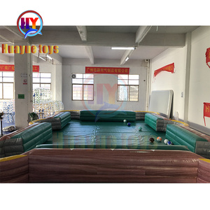 Jeux gonflables de billard de football de <span class=keywords><strong>location</strong></span> interactive extérieure drôle Table de billard gonflable d'humain pour annoncer des gonflables - Product Image 5
