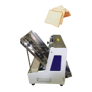 Máquina para Rebanar Pan Tostado, Máquina para Rebanar Pan Panini, Máquina para Rebanar Pan para Sándwiches, Máquina para Hacer Sándwiches de Té para Fábrica de Alimentos - Product Image 4