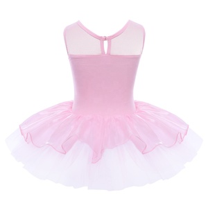 3T-14 Girls Dancewear Sleeveless Children's <b>Dance</b> Costumes Gymnastics Clothing Sequins Ballet Stage <b>Dance</b> Wear <b>Dresses</b> - Product Image 5