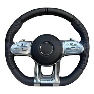 Volante Usado de Fibra de Carbono con Cuero Perforado OLED para SL GLA35 GLA45 GLB180 OE 205C63 con 6 Meses de Garantía - Product Image 3