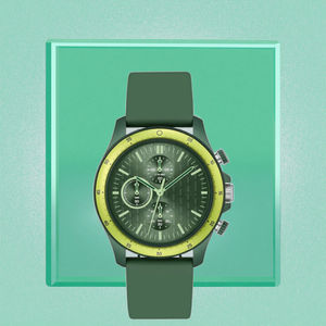 Orologio da Uomo con Movimento al Quarzo Seiko, Cassa in Silicone 43mm, Vetro Verde Giapponese, Ecologico, Resistente all'Acqua 3 Bar, Regalo <span class=keywords><strong>per</strong></span> <span class=keywords><strong>Giovani</strong></span> - Product Image 3