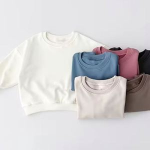 Venta al por mayor otoño logotipo personalizado niños sudaderas con capucha y sudaderas de alta calidad niños deporte liso niños grueso cómodo sudaderas - Product Image 4