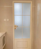 Porte de salle de bain battante moderne en aluminium Xilonghe avec isolation thermique, étanche et insonorisée, pour usage intérieur dans les hôtels et appartements