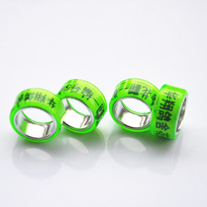 Produciamo bande per gambe verdi da corsa/homing piccione con nome personalizzato numero di serie del telefono alto 5mm - Product Image 2