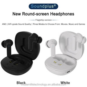 Nuevo modelo profesional inalámbrico en la oreja pantalla táctil a todo color <span class=keywords><strong>auriculares</strong></span> con cancelación de <span class=keywords><strong>ruido</strong></span> - Product Image 2