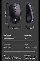 Mouse Nirkabel Lenovo N220 Asli 2.4GHz Portabel Optik dengan Daya Tahan Baterai Lama untuk Bisnis dan Rumah