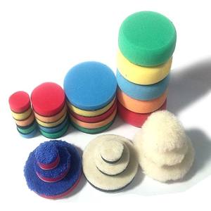 แผ่นขัดเงา Sky Eagle ขนาด 1 นิ้ว 25 มม. แผ่นฟองน้ำแบบแบน ติดด้วยตัวเอง ทนทาน ด้านหลังเป็นกำมะหยี่ สำหรับงานดีเทลลิ่งรถยนต์ - Product Image 1