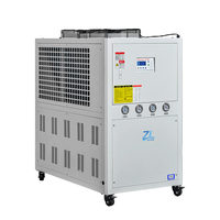 Refroidisseur d'eau à air pour moulage par injection, moulage par soufflage, refroidissement de moules d'extrusion, refroidisseur industriel 5HP 10HP 20HP