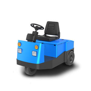 Tracteur à roues Byd T20 électrique 2 tonnes pour aéroport, port, quai, usine, acier bleu - Product Image 4