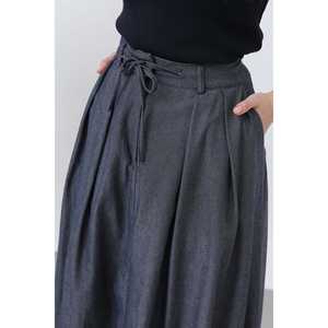 Jupe ballon en jean pour femme, taille normale, coupe confortable 32309ETK - Product Image 6