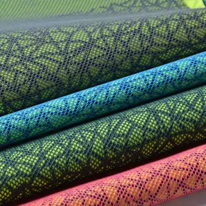 Penjualan laris 280GSM jacquard lapisan ganda jaringan polyester kain jala dilaminasi kain jala