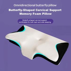 Oreillers ergonomiques en mousse à mémoire de forme inodores, oreiller de lit pour dormeurs latéraux, ultra-confort, oreiller rafraîchissant pour le soutien du cou - Product Image 4