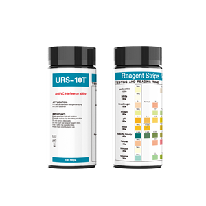 Bandes réactives de diagnostic CE ISO pour l'analyse d'urine, <span class=keywords><strong>10</strong></span> paramètres, bandelettes de test d'urine URS-10T - Product Image 5