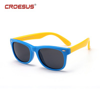 Lunettes de soleil pour enfants en silicone TPEE, légères, avec protection UV, polarisées, confortables et durables, personnalisables pour garçons et filles