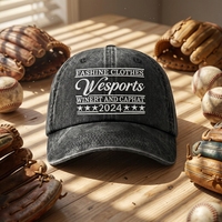 Casquette de baseball brodée personnalisée à 6 panneaux, chapeau de golf sportif respirant perforé au laser