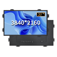 Nuevo Monitor de Pantalla Táctil Capacitiva de 27 Pulgadas, 3840*2160 4K, Marco Abierto Integrado, Montaje en Panel, Color Negro, Interfaz D-SUB, Precio de Fábrica