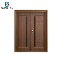 Portes Extérieures pour Maisons, Anti-Vol, Acier, Surface Finie, Villa, Hôtel, Appartement, Porte de Sécurité Moderne Extérieure