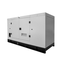 Groupe électrogène diesel silencieux monté sur armoire 30 kVA 30 kW double fréquence 50 Hz 60 Hz réglable pour l'exportation, alimentation multi-pays