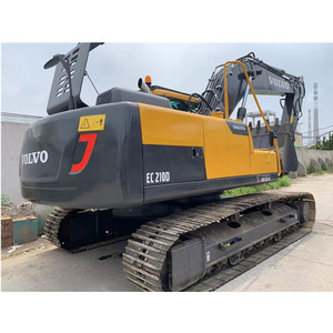 Excavadora de cadenas original de 21 toneladas, modelo EC210, edición original, usada, de la marca Volvo, muy vendida. - Product Image 1