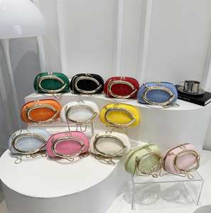 Wholesales Pu Leather Clutch Wedding Party Handbags Fashion Chain Dinner Hand <b>Bags</b> Custom logo Evening <b>Bags</b> Clutch <b>Bag</b> for <b>Bride</b> - Product Image 3