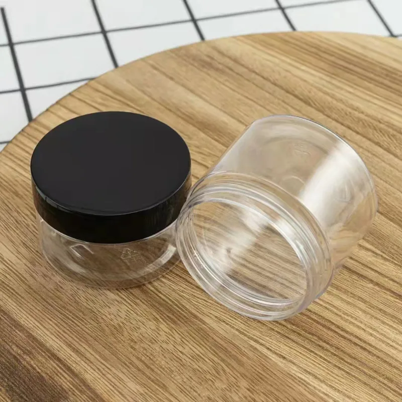 jars with clear lids plastic