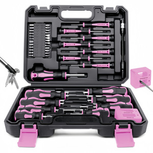 Juego de 43 Destornilladores Magnéticos <span class=keywords><strong>con</strong></span> Puntas Intercambiables: Planas, Phillips, Hexagonales, Pozidriv, Magnetizador, Desmagnetizador - Product Image 2