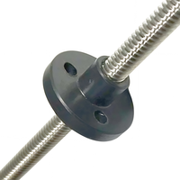 Tornillo de Rosca Trapezoidal Acme con Tuerca POM 0601 0602 0604 0606 0612 de Acero Inoxidable 304 para Impresora 3D/Prototipos y Maquinaria de Impresión