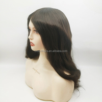 Topper de cheveux Remy HD en poly-lace 14/16/18/20 pouces, cheveux humains vierges chinois alignés sur les cuticules, lisses, pour femmes Q6