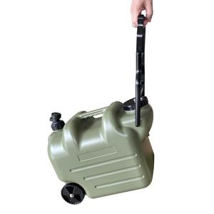 28L Leichter Kunststoff wagen Wassereimer Tragbarer Outdoor-Auto Camping Wassersp eicher behälter mit Wasserhahn - Product Image 2
