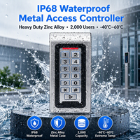 Serrure autonome à clavier métallique étanche IP68 avec application Tuya Smart WiFi, alimentation 12-24V, carte de proximité RFID 125KHz et PIN, directement de l'usine