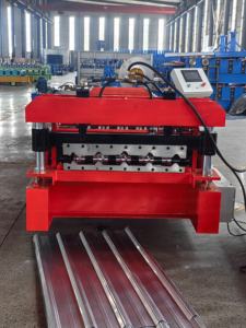 840mm oder Nach Kundenwunsch Erweiterbare Breite Einlagige oder Doppellagige Trapezprofil-Rollformmaschine für Indonesien - Product Image 4