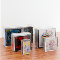 Boîte de présentation en acrylique TC-G pour cartes, classeur de cartes, jeu de cartes de stratégie, ensemble de combat d'entraîneur Anime Girl, coffret cadeau 2026 pour jeu de cartes à collectionner
