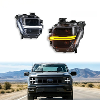 Ford F150 Raptor 2024 bis 2025 Upgrade Zweilinsen-LED-Scheinwerfer mit Tagfahrlicht Plug-and-Play Frontlicht Auto-Zubehör Scheinwerfer