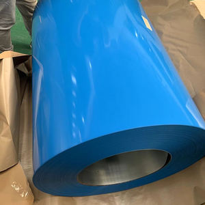 Bobine <span class=keywords><strong>de</strong></span> tôle prélaquée PPGI DX51D S550GD blanche et bleue, revêtement zinc, 600mm x 1500mm, provenant d'usine chinoise - Product Image 3