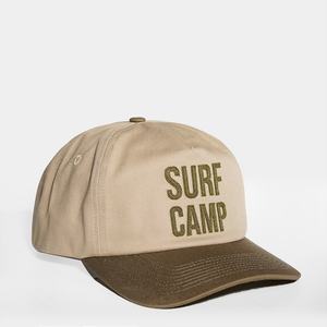 Gorras de Béisbol Personalizadas de 5 Paneles con Parche Bordado de Fieltro de Dos Tonos, Gorras Snapback de Algodón - Product Image 4