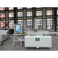 OUWO 2026 CNC Machine de perçage et de fraisage de profilés en aluminium de 1200 mm avec broche électrique et entraînement par vis à billes pour systèmes de fenêtres