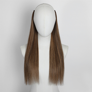 Extensions de <span class=keywords><strong>cheveux</strong></span> humains vierges brésiliens doublement étirés, alignés sur les cuticules, en fil de pêche, pour femmes, plusieurs couleurs, vente en gros d'usine - Product Image 2