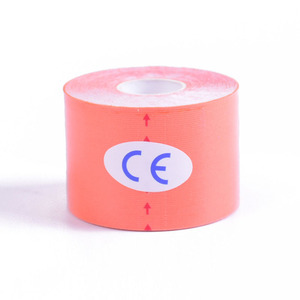 Cinta adhesiva de algodón para aliviar el dolor, cinceles elásticos transpirables para kinesiología, deportes atléticos, no látex, 10cm, 5m, CE - Product Image 2