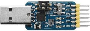 6-en-1 CP2102 <span class=keywords><strong>USB</strong></span> à TTL 485 <span class=keywords><strong>232</strong></span> convertisseur 3.3V / 5V Compatible Six Module série multifonction - Product Image 3