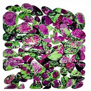 พลอยทับทิมธรรมชาติทรงหลังเรียบอัญมณีหลวม - Product Image 1