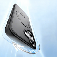 Étui de téléphone magnétique à chargement sans fil avec support invisible rotatif à 360° pour iPhone 14 15 16 Plus 16e 17e 17 Pro Air Pro Max